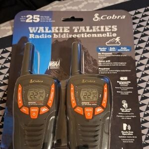 Black and Orange Walkie Talkies